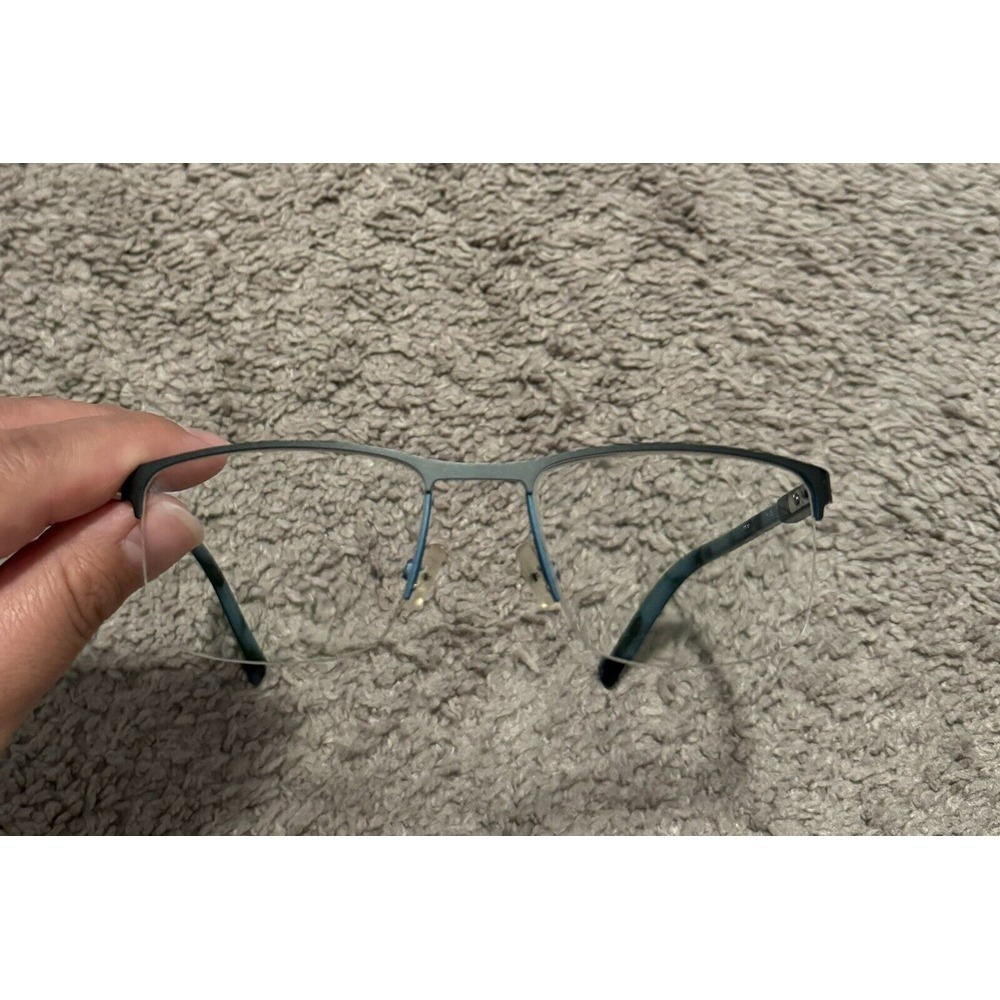 Oga Morel France Eyeglasses Frames‎ 10110O GB13 Blue Black - Picture 2 of 12